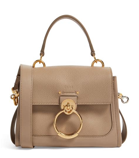 chloe top handle bag cement